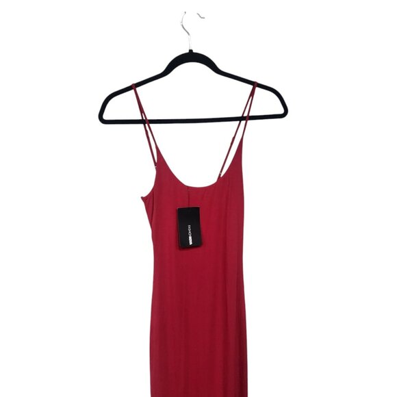 NEW Fashion Nova Ajay Maxi Dress S Red Adjustable Straps Sexy NWT - Picture 11 of 12